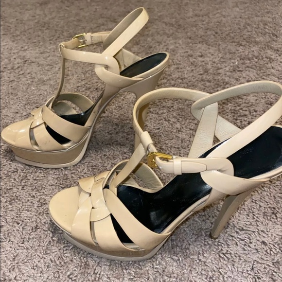 Saint Laurent Tribute Platform Sandal Size 40 US 9 - Picture 5 of 13